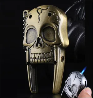 Soft Flame Lighter, Butane Metal Lighter, Compact Portable Lighter, Adjustable Flame Lighter, refillable Fuel, Suitable for Candle Camping and Other scenarios.(Gold 1)