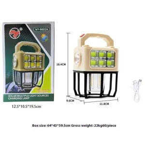 Solar Camping Portable Camping Lamp Outdoor Multifunctional Tent Light