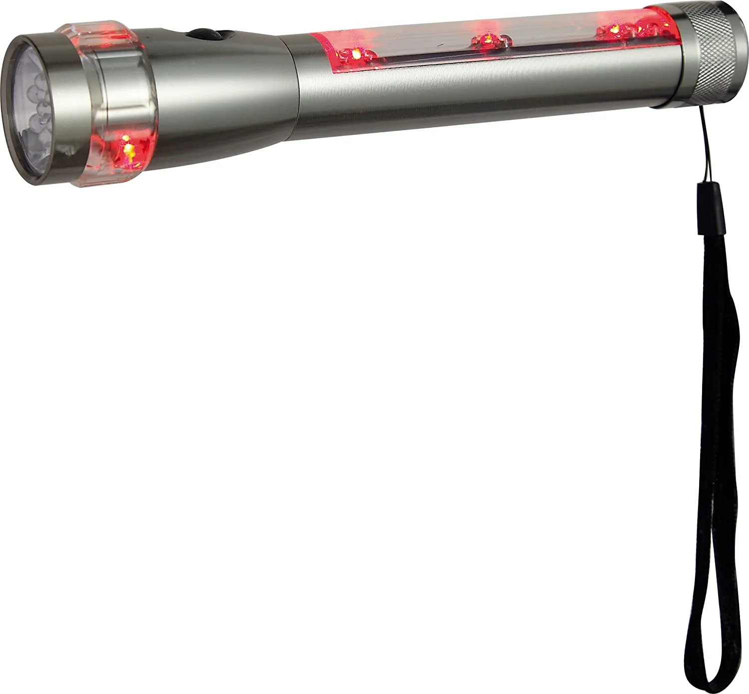 Solar Fusion 3 in 1 Solar LED Flashlight Warning Light Work Light Aluminum, Never Needs Batteries!