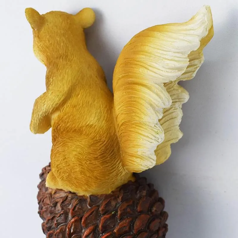 Solar Lantern - Decorative Squirrel Garden Light
