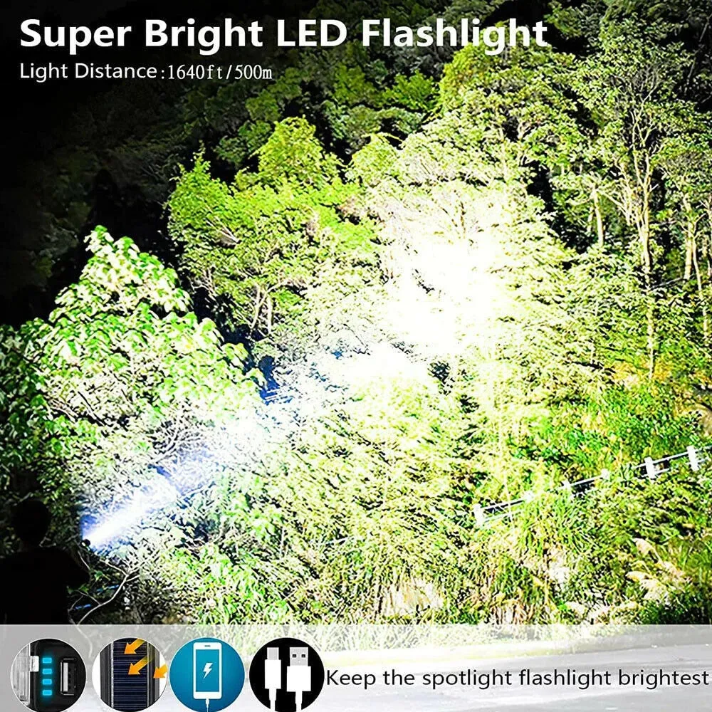 Solar LED Super Bright Torch & Lantern