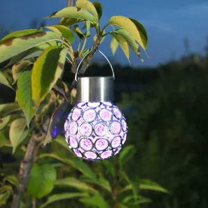 Solar Powered LED Hanging Light Lantern