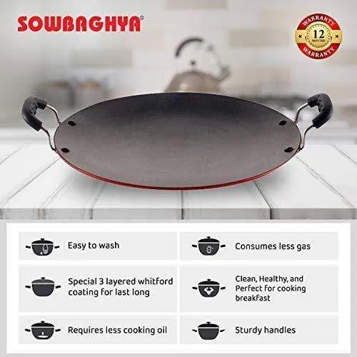 Sowbaghya Non Stick Concave Tawa