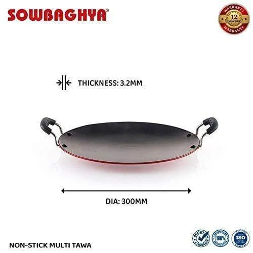 Sowbaghya Non Stick Concave Tawa