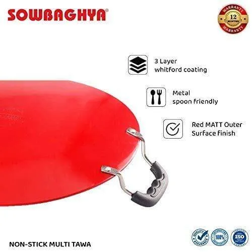 Sowbaghya Non Stick Concave Tawa