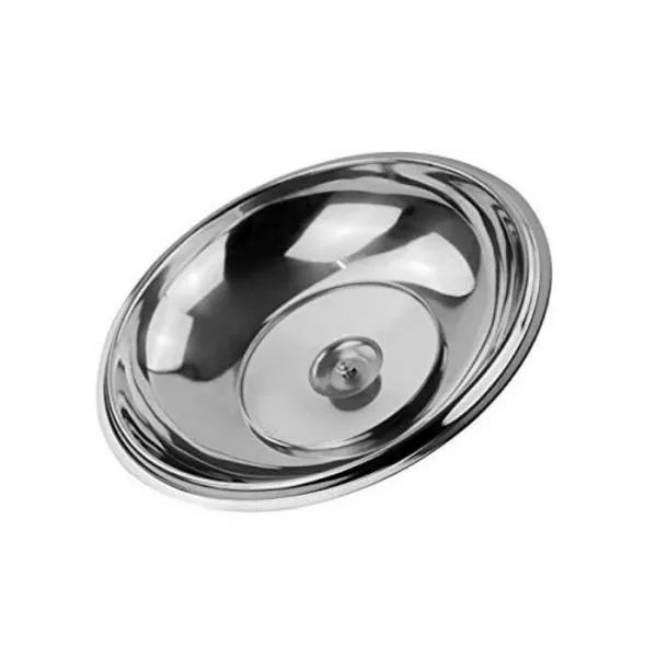 Stainless Steel Cooking Pan Cover Visible Replaced Lid for Frying Wok Pot - 30cm
