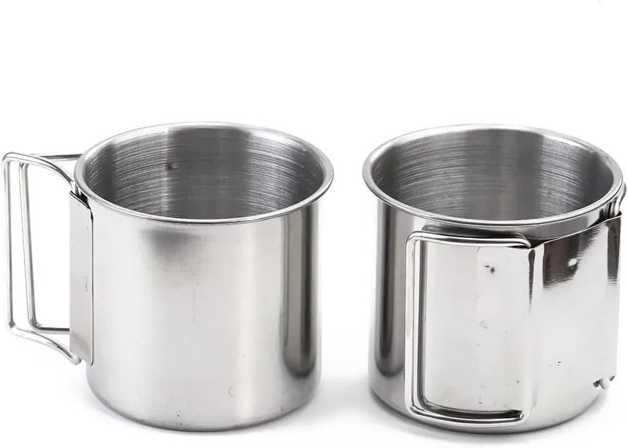 Stainless Steel Outdoor Pot Set Hiking Travel Mountaineering Camping Equipment Picnic Cookware Cooking Supplies