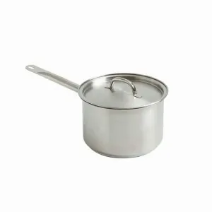 Stainless Steel Saucepan With Lid - 3.3L