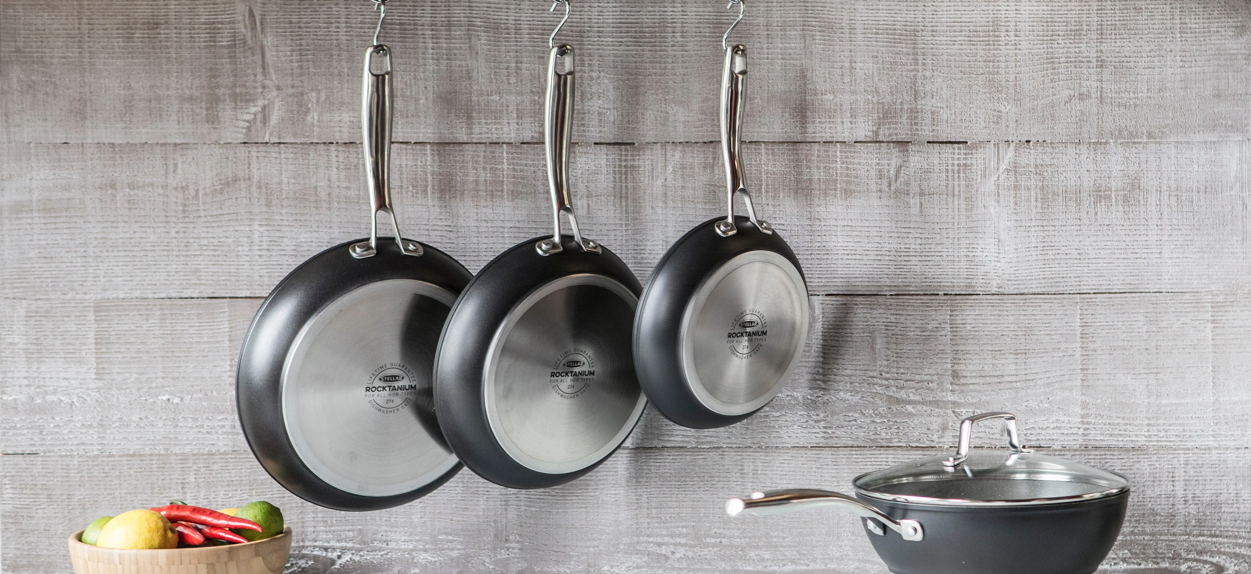 STELLAR <BR>
Rocktanium 28cm frying pan, non stick <BR>