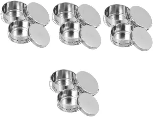 SUPVOX Stackable Stainless Steel Camping Cookware Non Stick Pot Pan for Outdoor Picnic Lightweight and Space