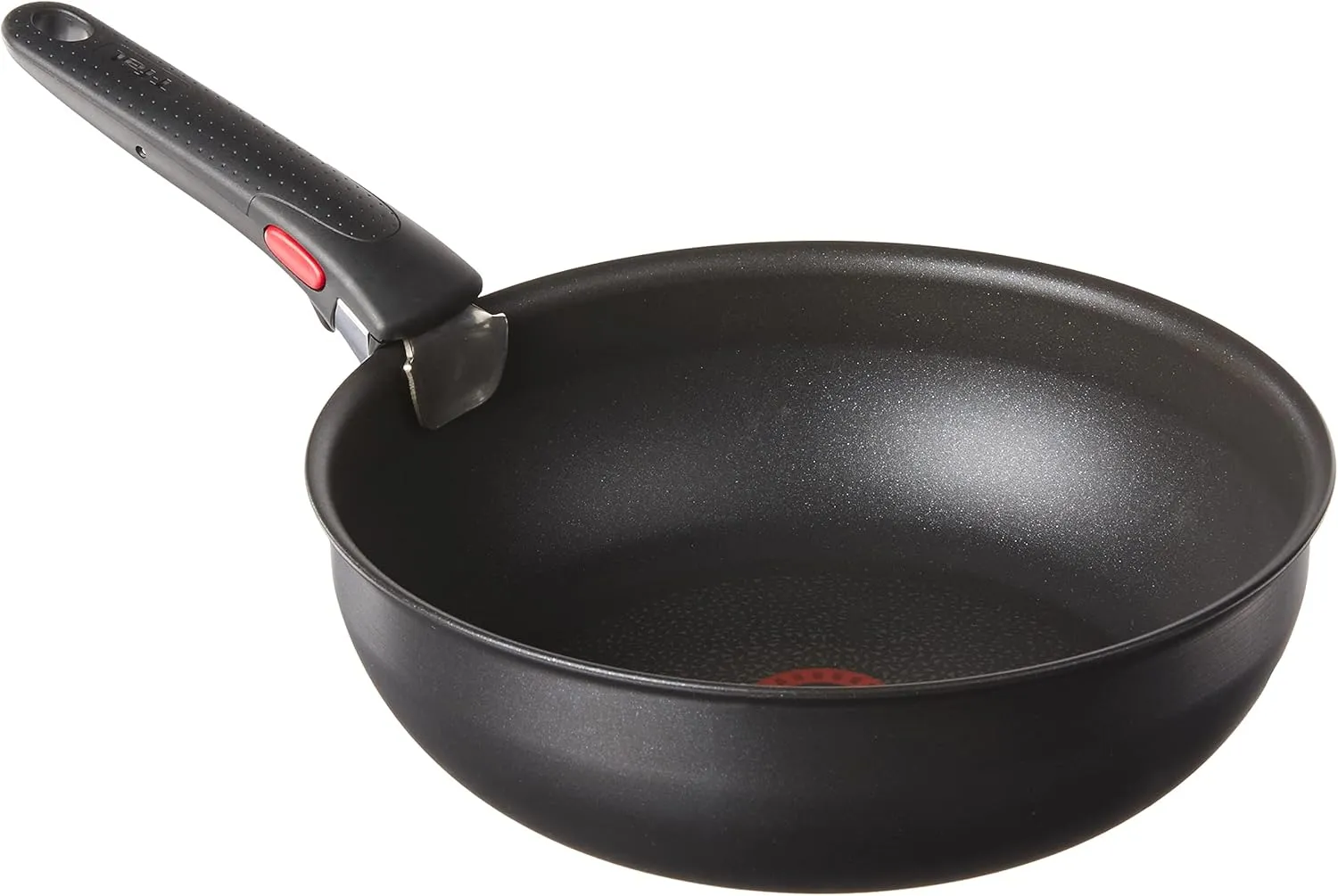 T-fal Ingenio Expertise Non Stick Cookware Set 14 Piece, Induction Oven Broiler Safe 500F, Detachable/Removable Handle, Kitchen, Pots and Pans, RV, Camping, Fry Pans, Saucepans, Dishwasher Safe Black