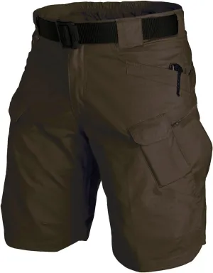 Tactical Cargo Short Men Workout Urban Casual Shorts Outdoor Hiking Fishing Muti-Pocket Short (No Belt)
