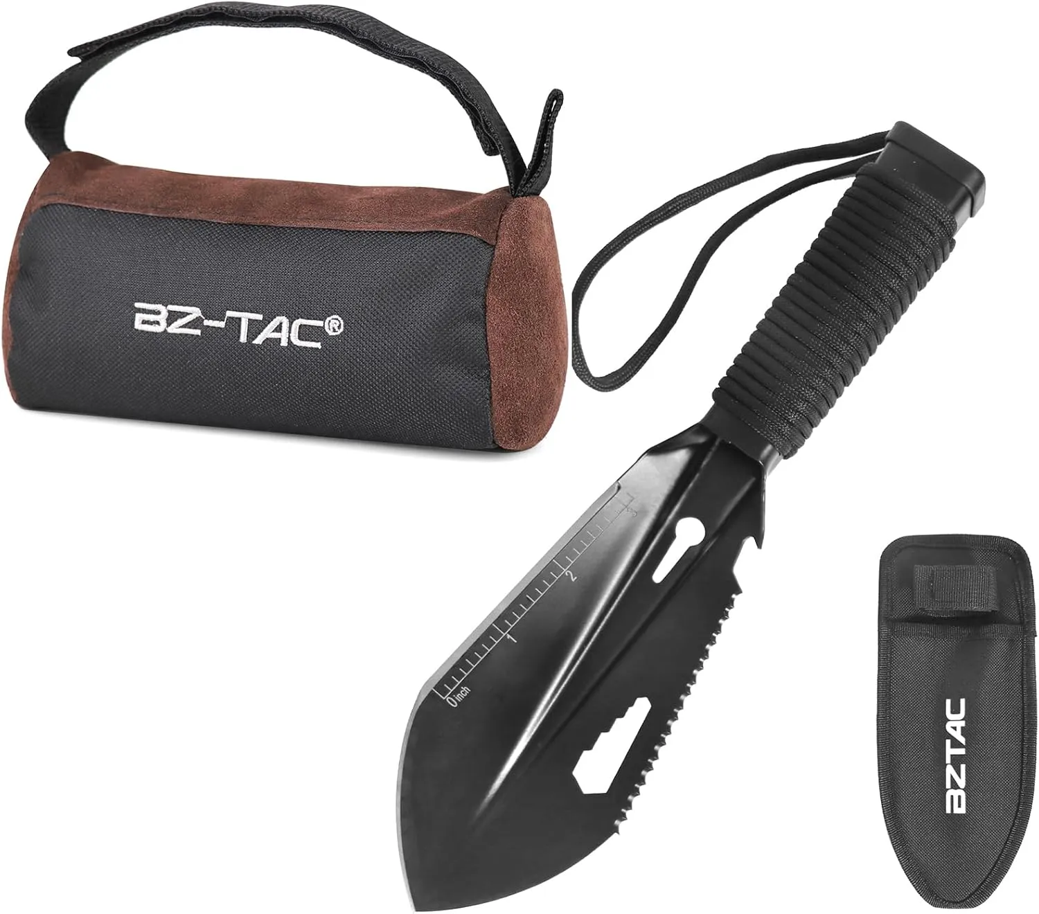 Tactical Pre-Filled Hunting Gun Holders Shooting Rest Bag with Small Camping Shovel Portable Backpacking Trowel