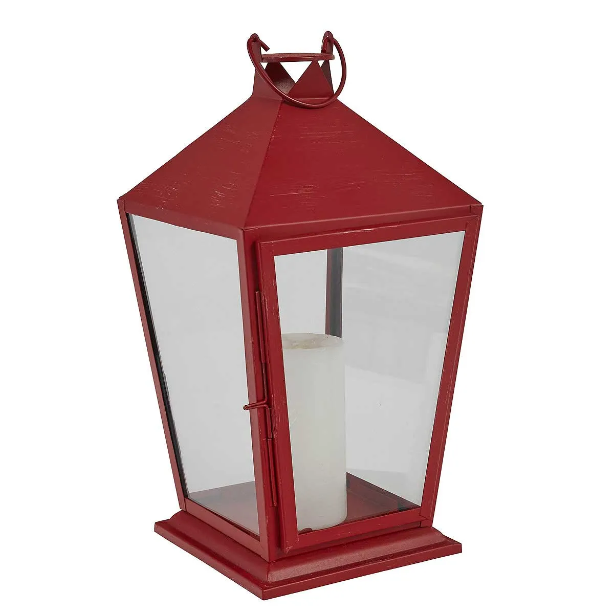 Tall Square Red Lantern