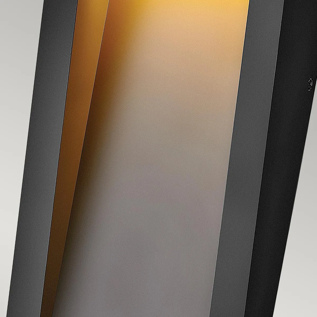 Taper LED Wall Lantern | Textured Black