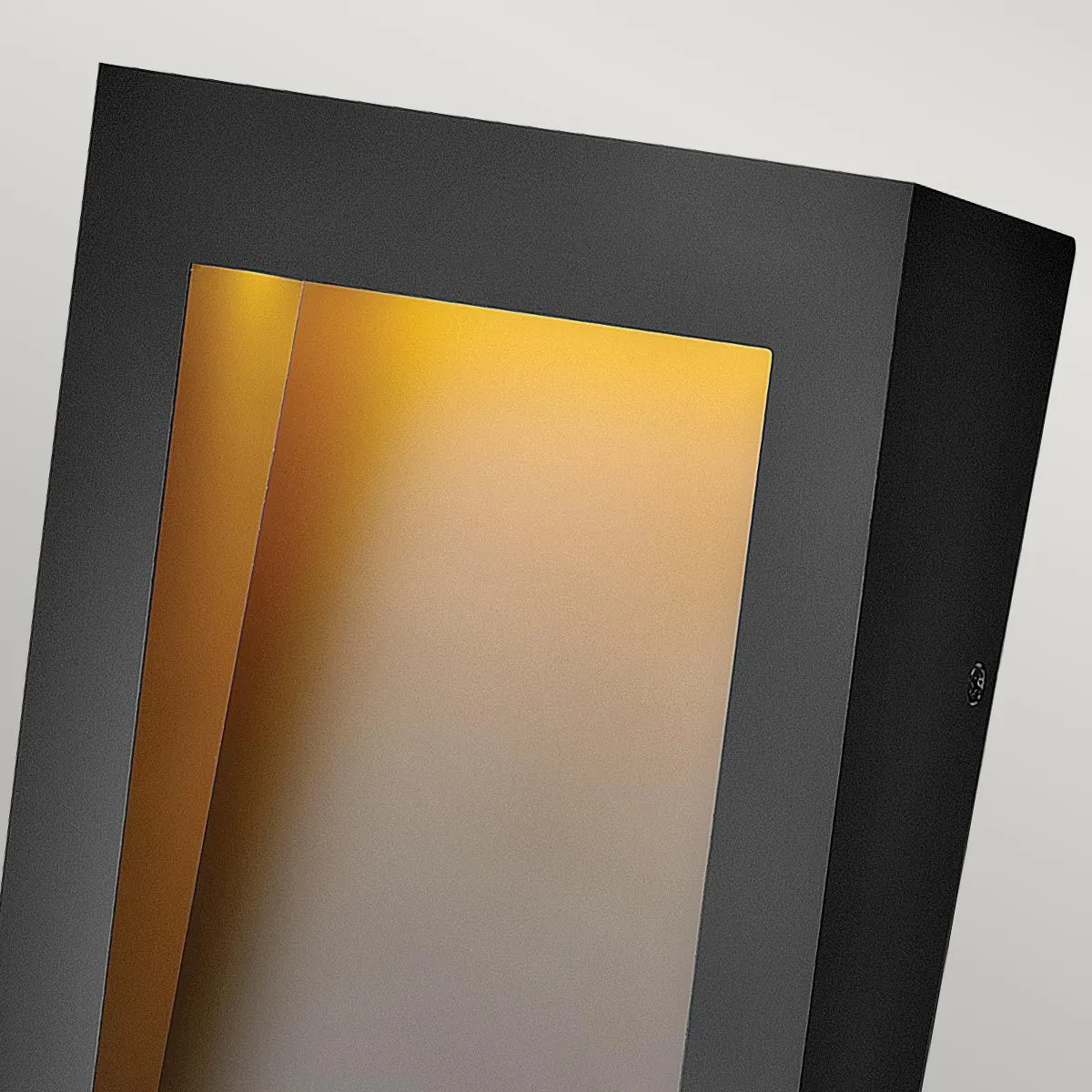 Taper LED Wall Lantern | Textured Black
