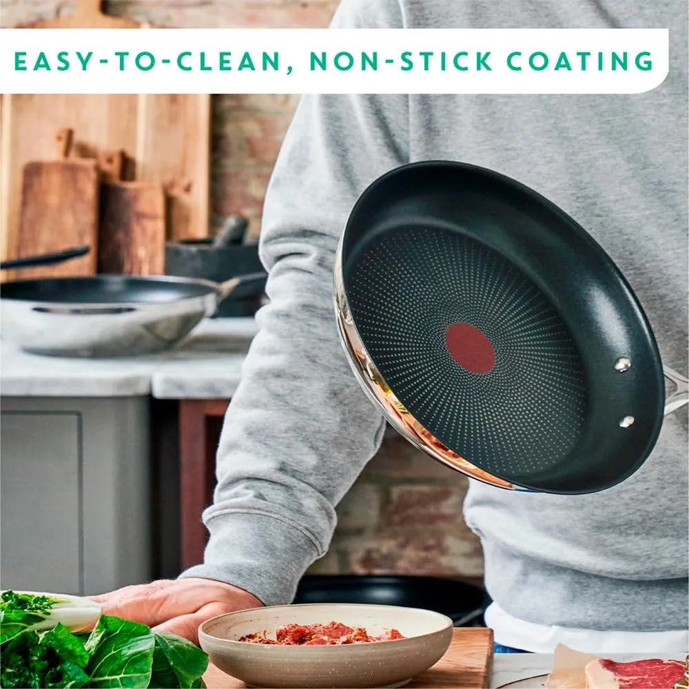 Tefal Jamie Oliver by Cooks Direct Stainless Steel 20cm Frying Pan