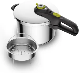 Tefal Secure 5 Neo Stainless Steel Pressure Cooker, 6 L