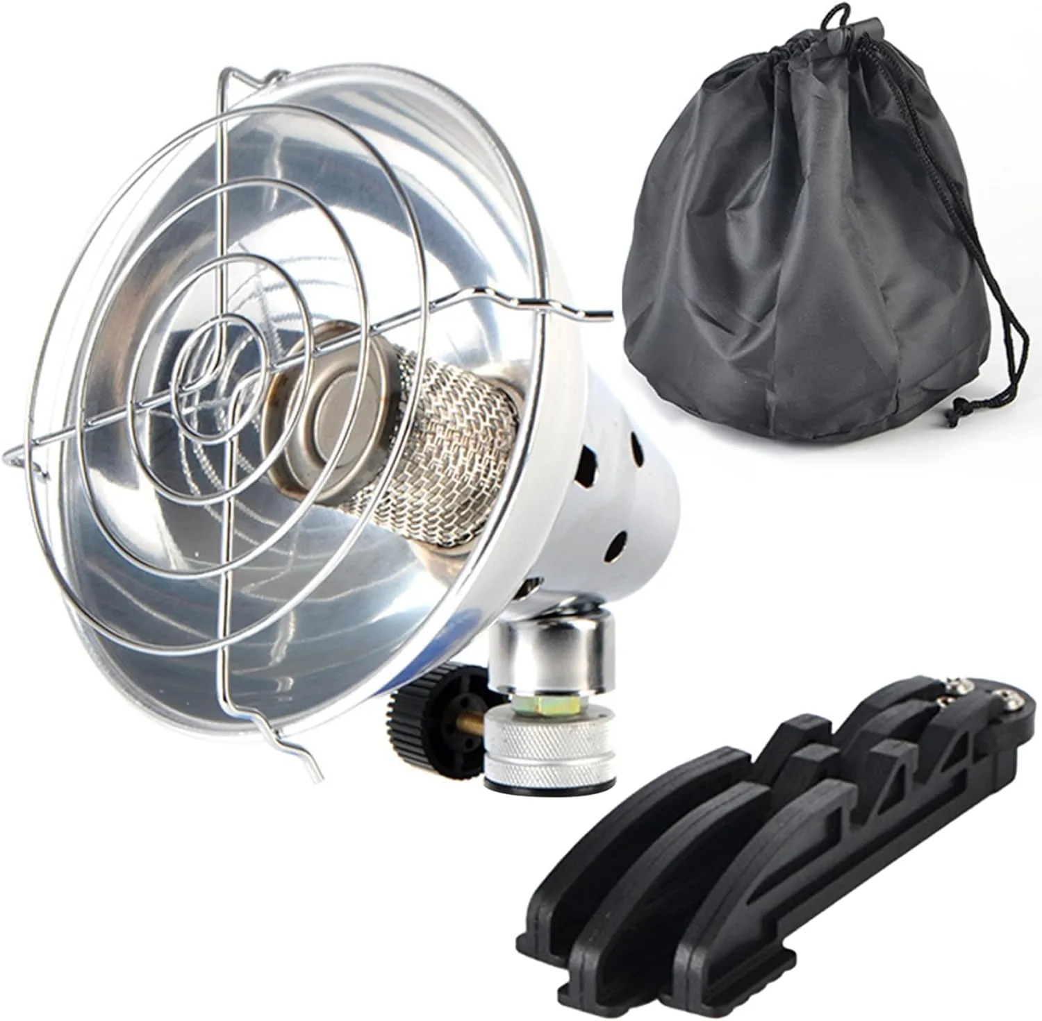 Tent Heater for Camping,Portable Butane Heater, Gas Heater with Control Valve, Foldable Base and Storage Bag Outdoor Tent Heater for Camping for Home