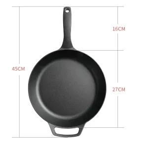 Thick Cast Iron Skillet for Cooking