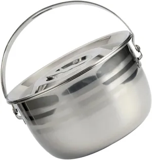 TIDTALEO Portable Cooking Pot for Use Multi-functional Stew Pot Capacity Lightweight Camp Cookware for Easy Cleaning and Quick Heating for Camping and Kitchen Use