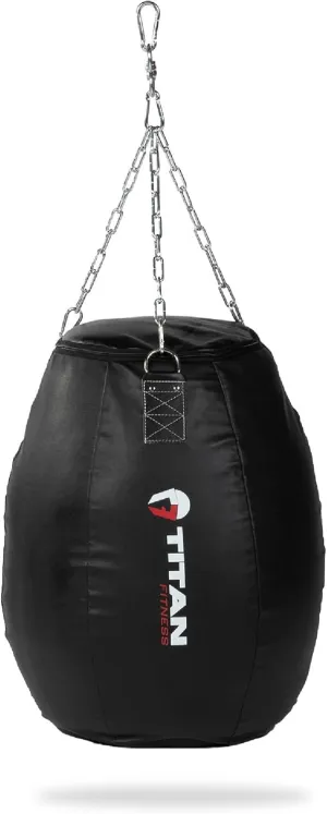 Titan Fitness Power Strike Punching Bag Top Hanging 78 Pound