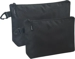 Tool Pouch - Zipper Tool Pouches Compact Tools Organizer Storage Bag Small - Heavy Duty 1680D Oxford Utility Bags Durable Small Pouch with Belt Clip for Men Women - Electrician, Carpenter, DIY