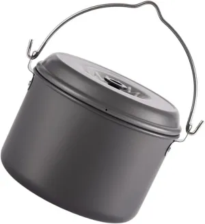 Totority Backpacker's Essential: 4-6 Person Camping Pot Picnic Pot Strong Handle Cook Kit Easy to Carry