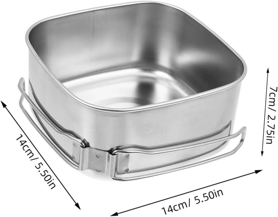 Totority Stainless Steel Pot Silverware Picnic Camping Cooker Self Pots Portable Cooking Pans Camping Cookware