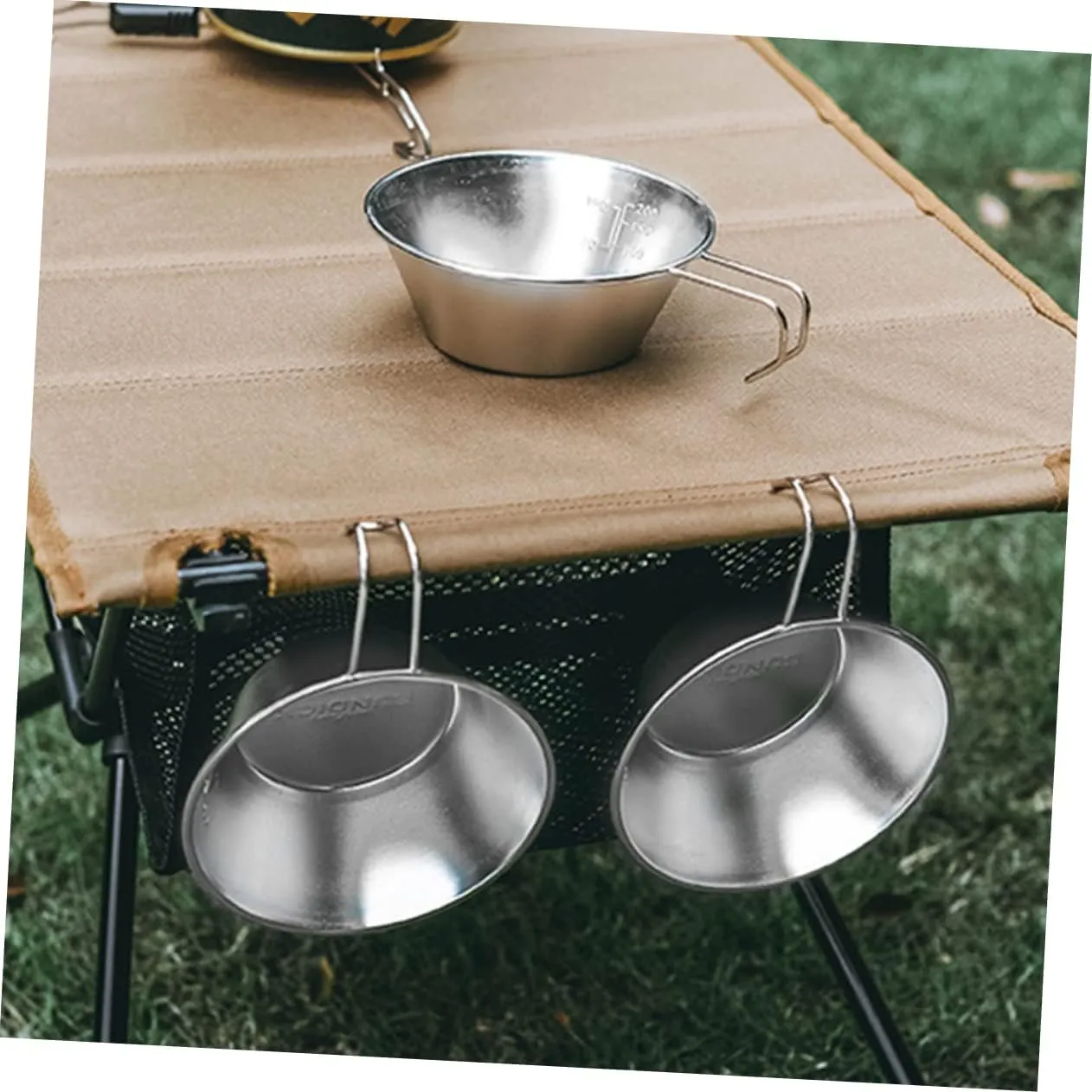 Toyvian Multi Function Wine Cup Reusable Makgeolli Bowl for Camping Hiking Picnics Outdoor Adventures