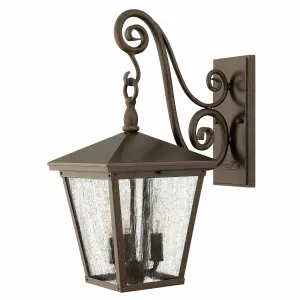 Trellis 3 Light Medium Wall Lantern | Regency Bronze