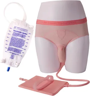 Urine Collection Bag for Women Portable Incontinence Prevention and Leakage Reusable Travel Urinals Suitable Standing Use (Woman-Pink-L)