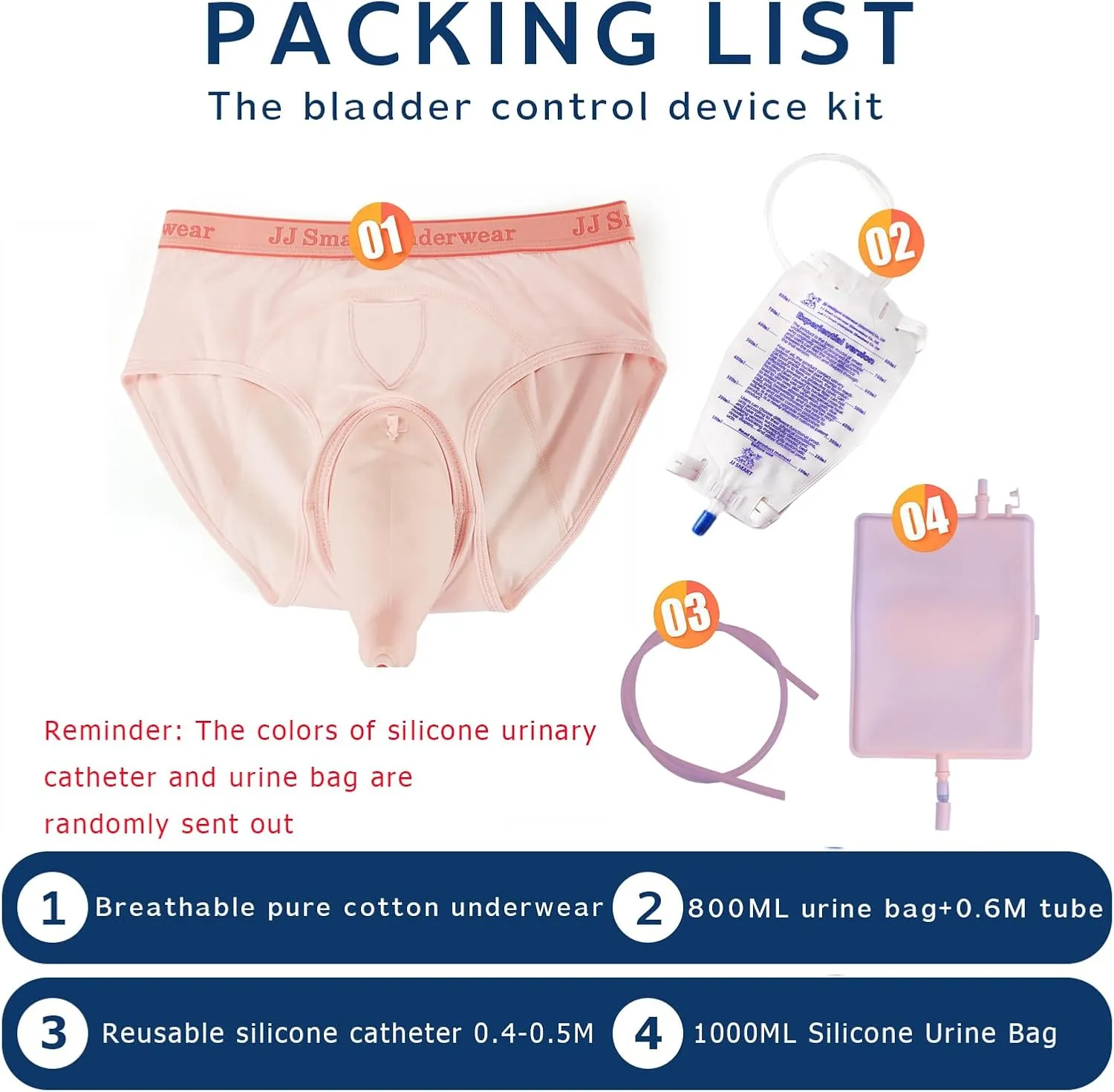 Urine Collection Bag for Women Portable Incontinence Prevention and Leakage Reusable Travel Urinals Suitable Standing Use (Woman-Pink-L)