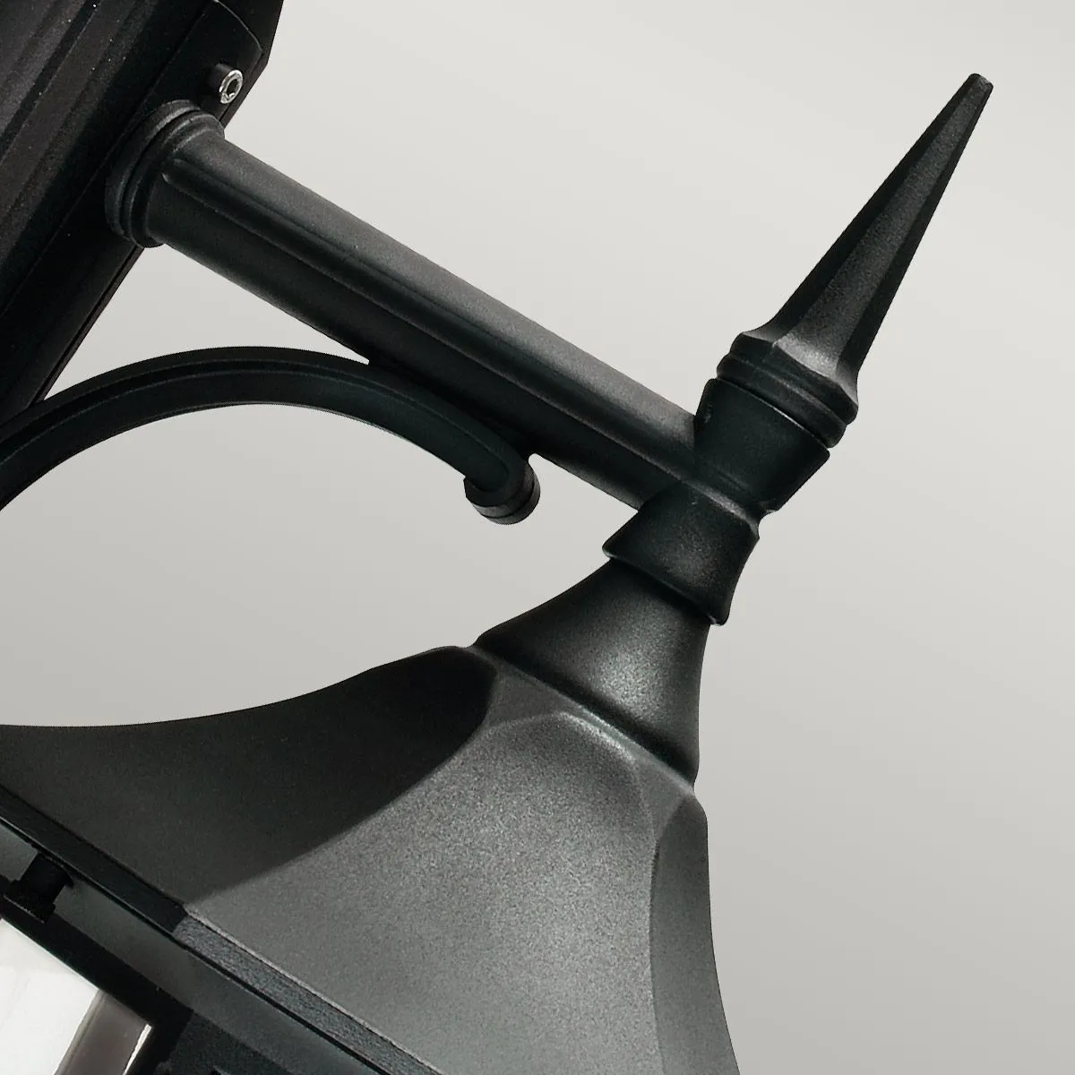 Valencia 1 Light Down Lantern  | Black