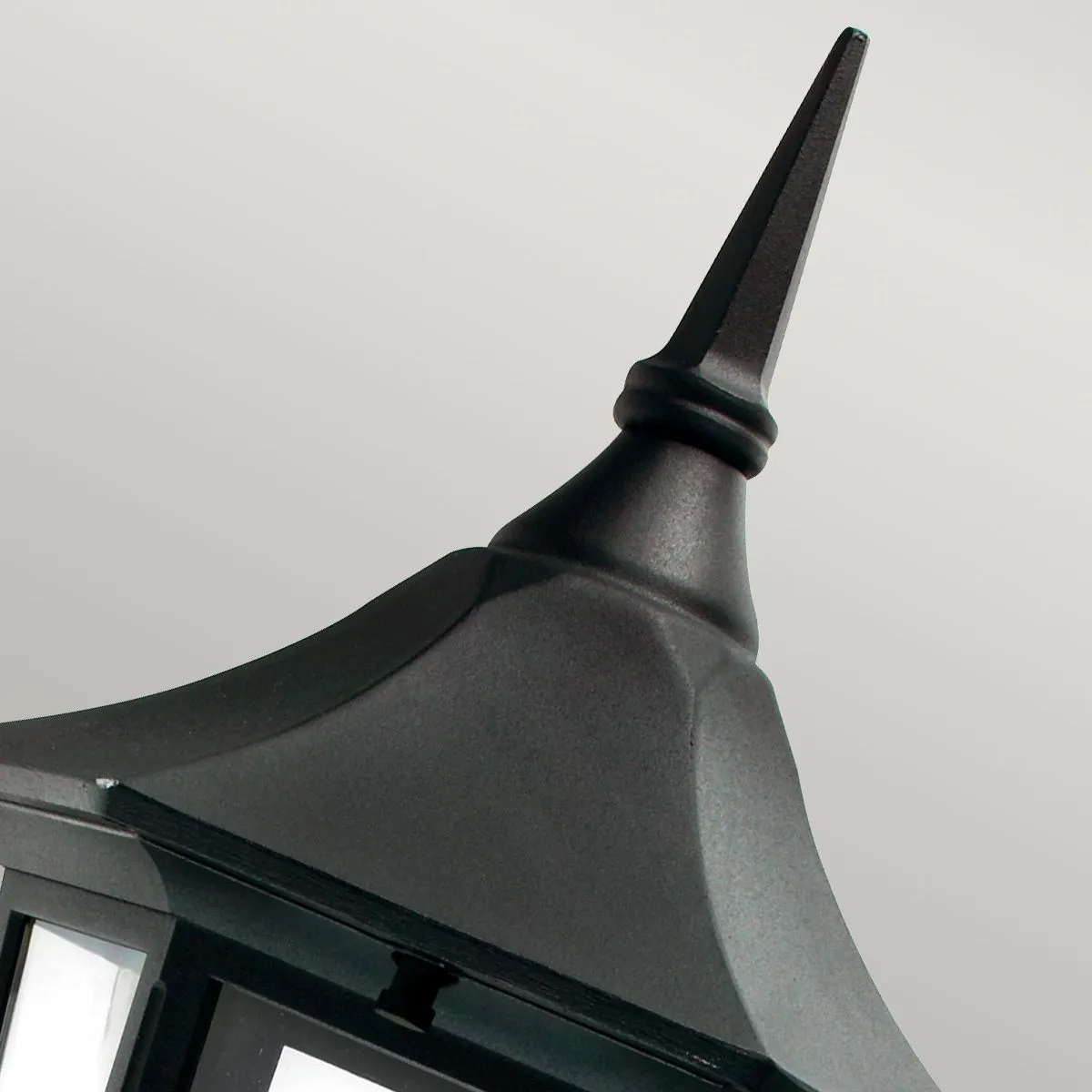 Valencia 1 Light Up Lantern  | Black