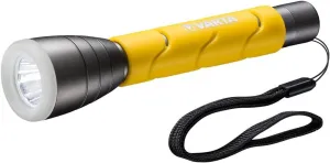 VARTA LED Outdoor Sports Taschenlampe F20 (5 Watt, inkl. 2x Longlife Power AA Batterien Flashlight Taschen-leuchte Lampe, IPX4 spritzwassergeschütztes Gehäuse)