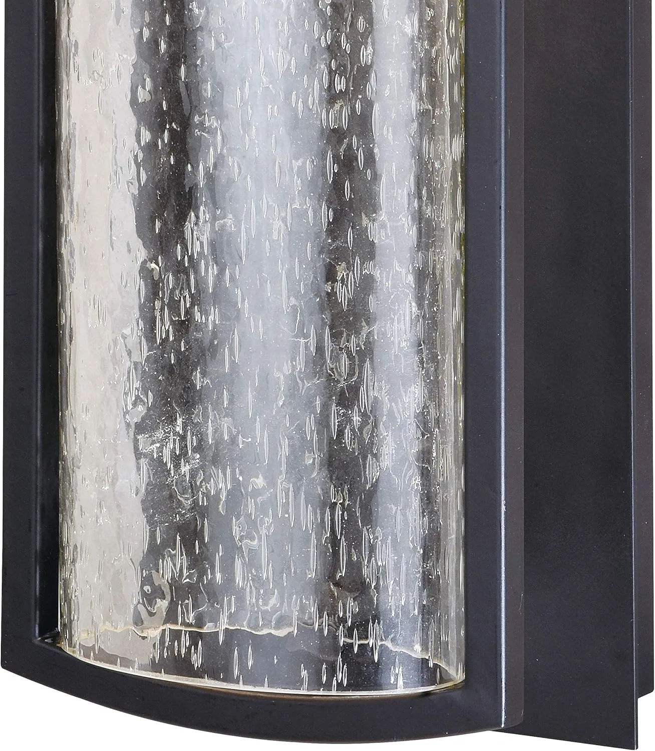 VAXCEL Logan Modern Cylinder LED Motion Sensor Dusk to Dawn Wall Light for Porch or Patio, Outdoor Wall Lantern with 180-Degree Motion Sensor, 6.5" W x 18.25" H x 6" D, Bronze