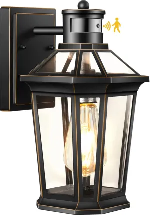 VIANIS Motion Sensor Outdoor Wall Lantern