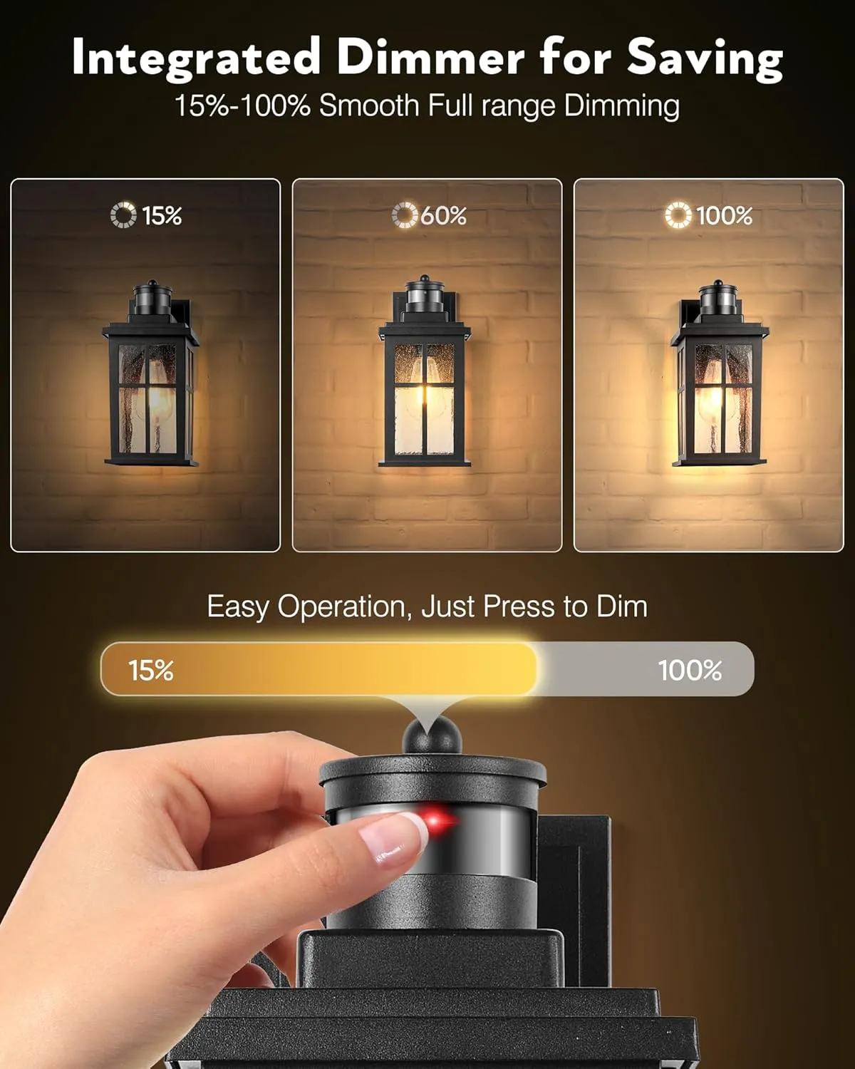 VIANIS Motion Sensor Porch Lights Outdoor, 2 Pack Black Exterior Lighting Fixtures for House, Waterproof Outdoor Wall Sconce Wall Mount, Modern Outside Wall Lantern with Dusk to Dawn for Garage, Patio