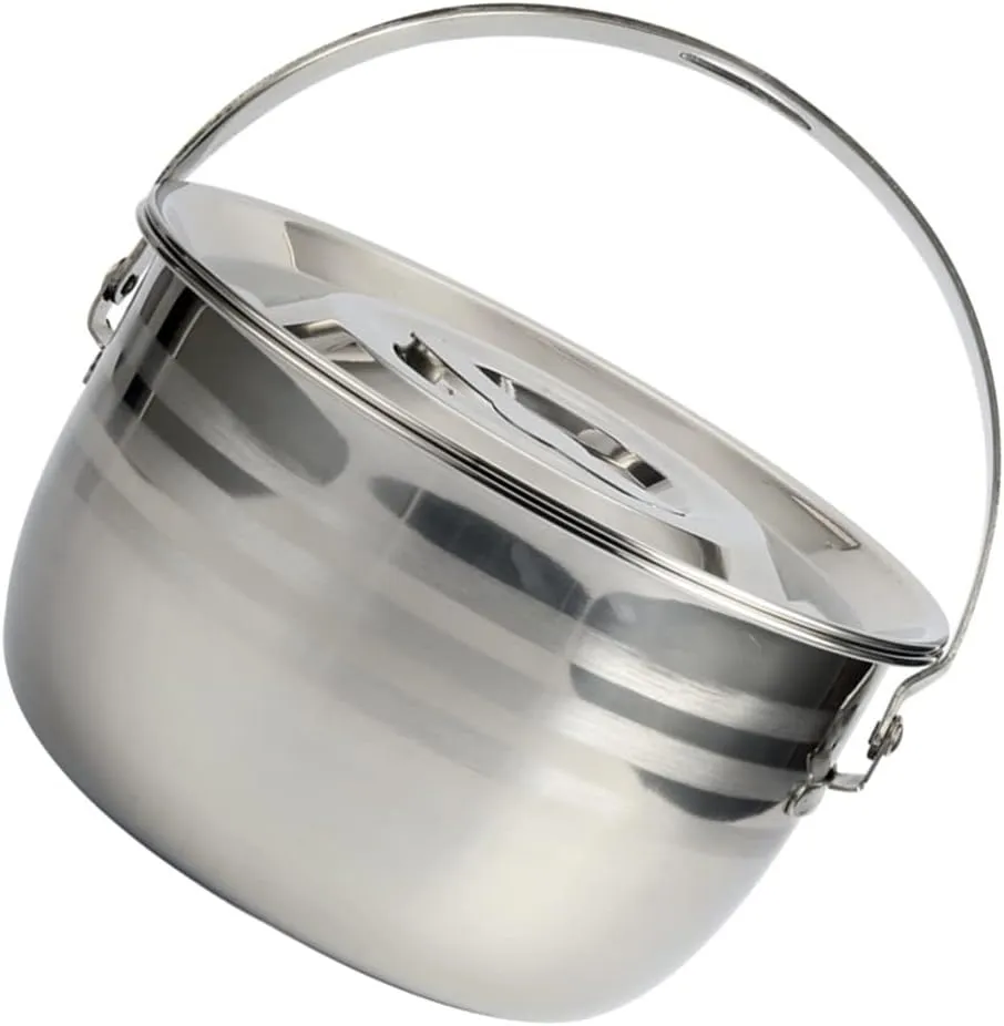 VICASKY High Capacity Soup Pots Camping Stew Pot Non-Stick Coating Portable Easy to Heat
