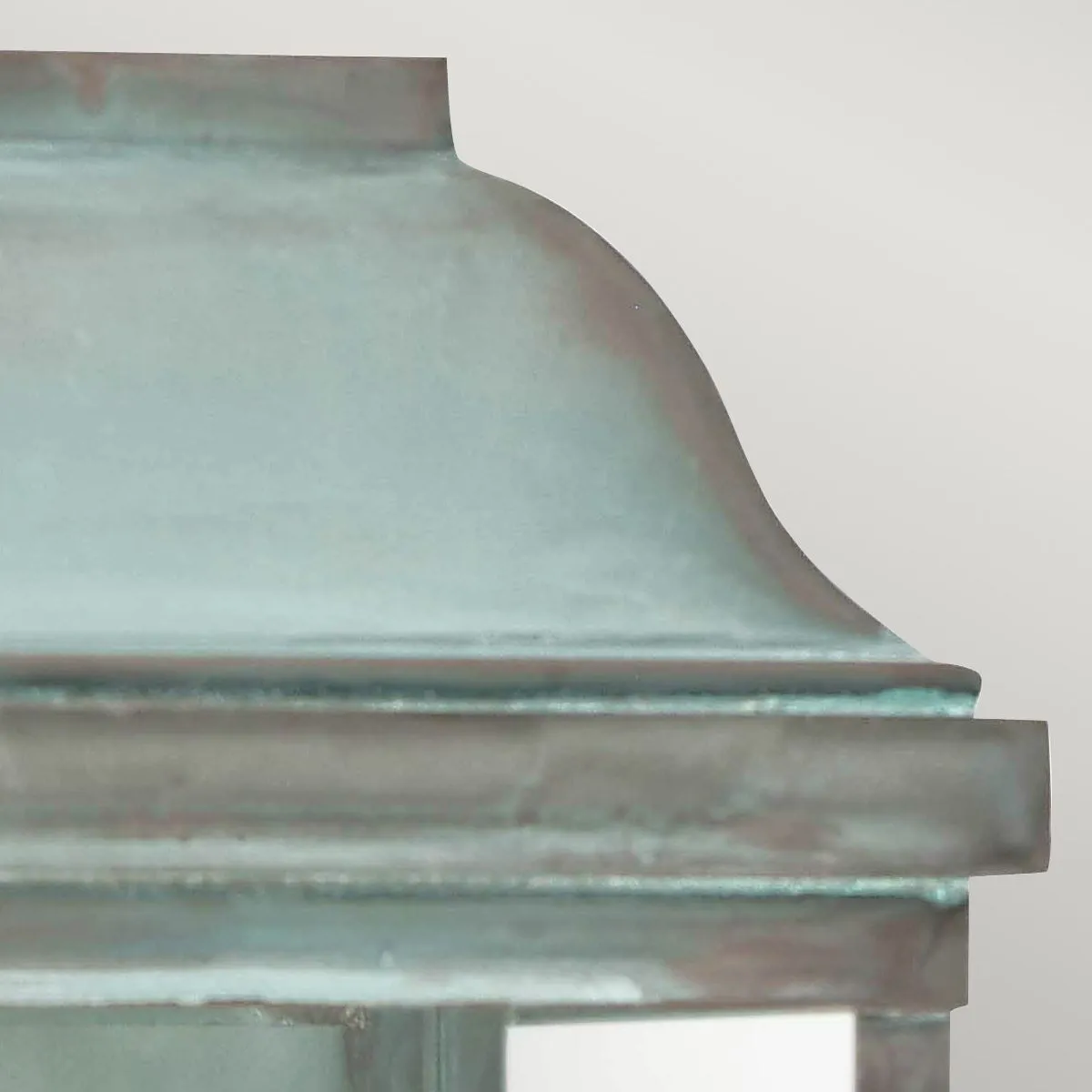 Victoria 1 Light Wall Lantern - Verdigris | Verdigris