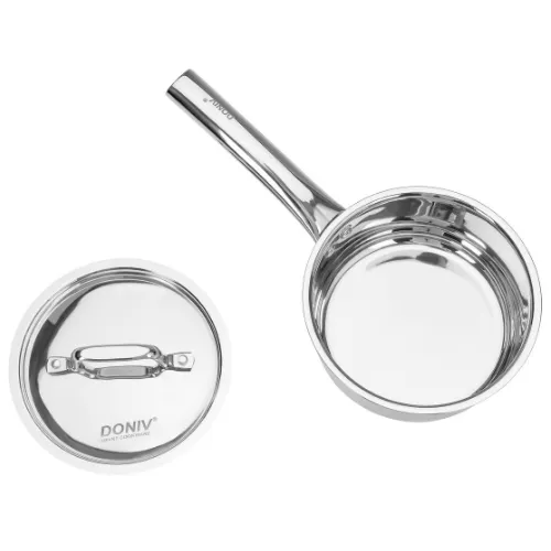 Vinod – Doniv 3 Piece Majestic Sandwich Bottom Cookware Set, 1 Piece Kadhai with Lid 24 cms, 1 Piece Sauce Pan with Lid 14 cms &#038; 1 Piece Fry Pan 20 cms