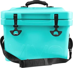 Viva 14QT On-The-Go Personal Portable Hard Cooler Ice Chest | Everyday, Beach, Sports, Gatherings, Groceries/Market
