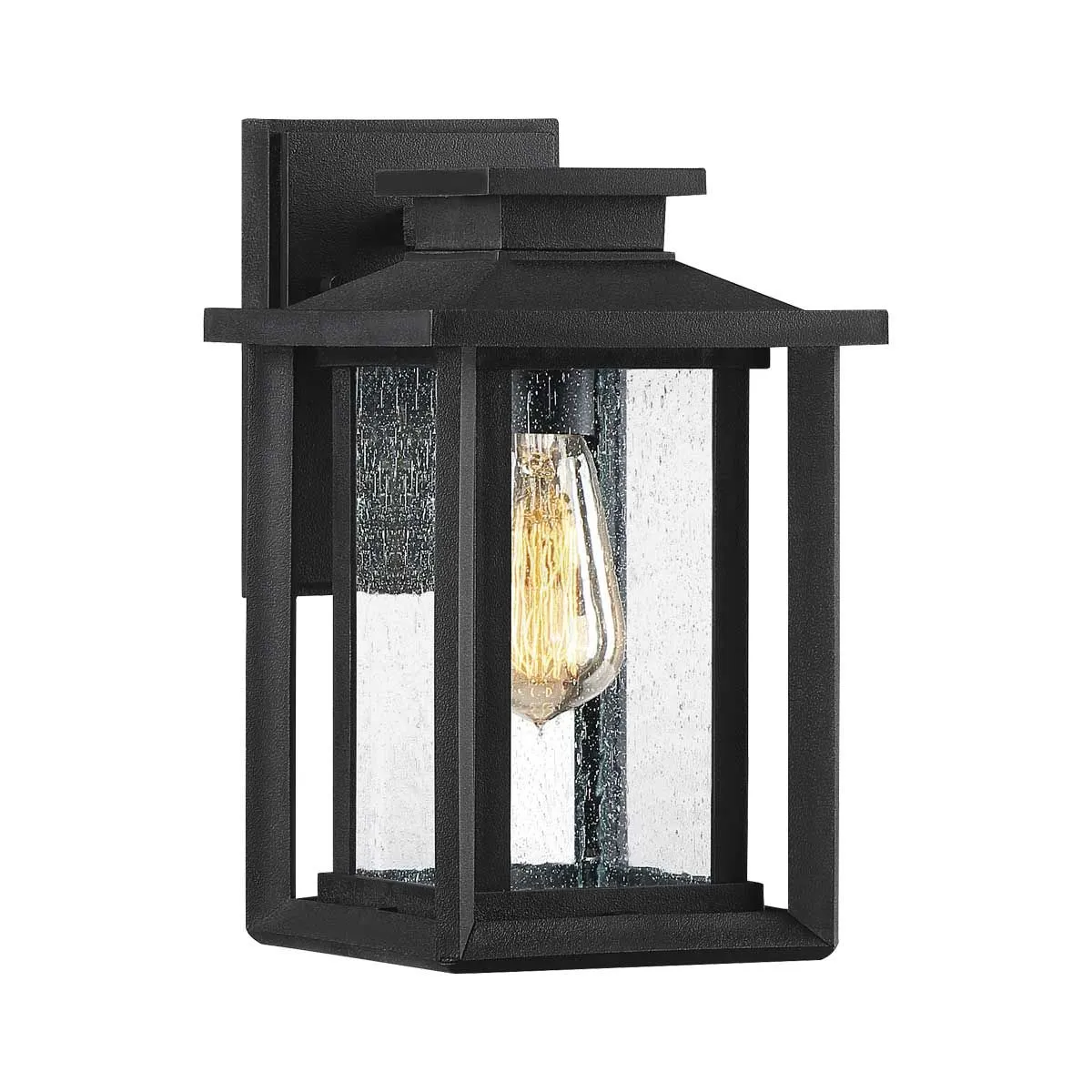 Wakefield 1 Wall Lantern - Small | Earth Black