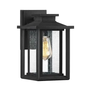 Wakefield 1 Wall Lantern - Small | Earth Black