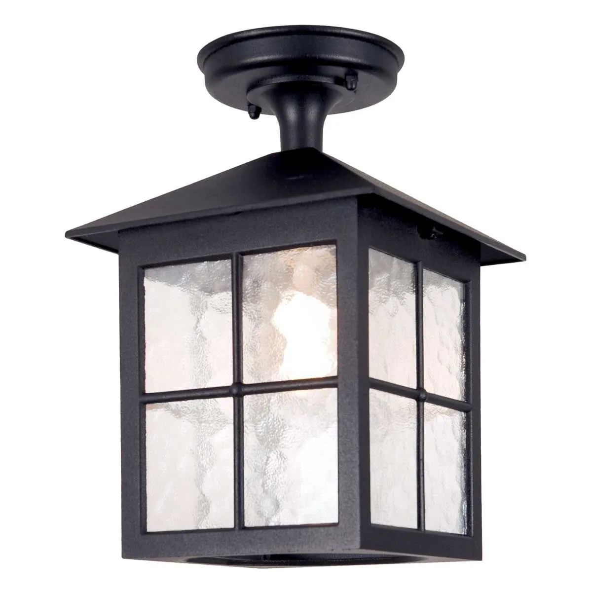 Winchester 1 Light Porch Lantern | Black