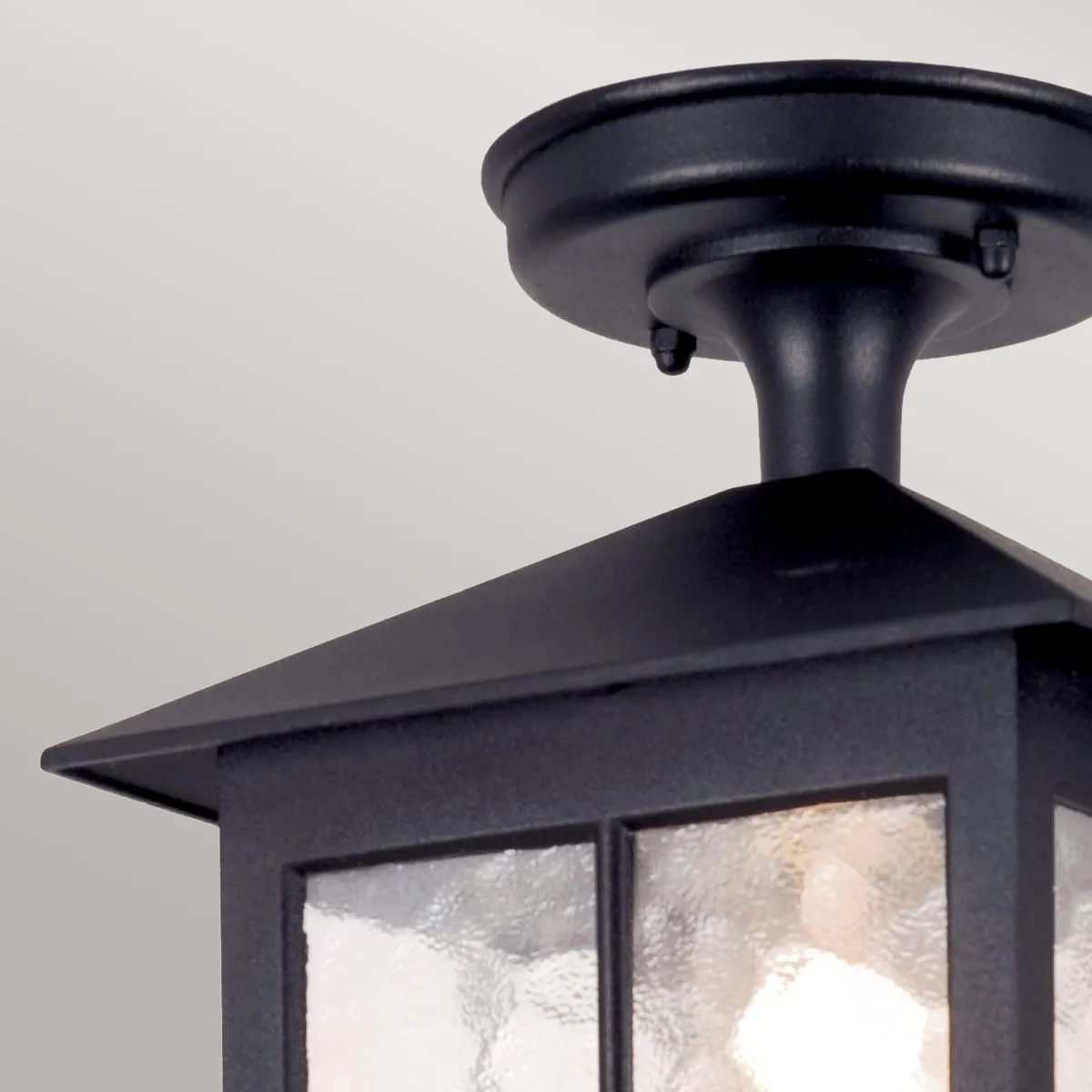 Winchester 1 Light Porch Lantern | Black