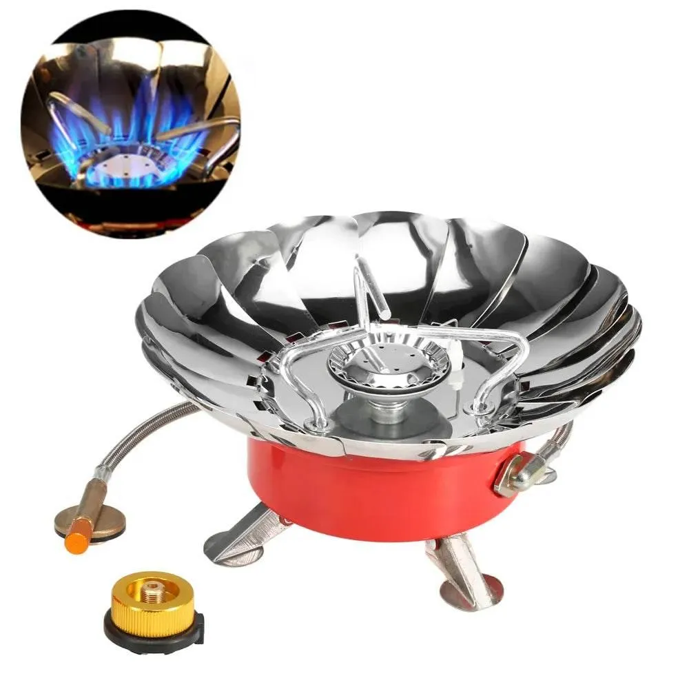 Wind-Resistant Portable Gas Stove - Durable Outdoor Cooking Solution