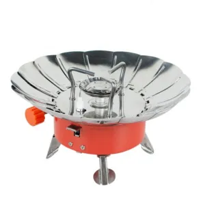 Windproof Outdoor Gas Stove | Portable Folding Mini Butane Cooker for Camping