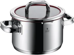 WMF 20cm Casserole, 3.4L, Brushed Stainless Steel, Suitable for All Stove Tops, Including Induction, Dishwasher-Safe, With Lid
